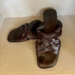 Sesto Meucci Sandal, brown, size 7.5 N